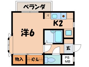 ラメール津高の物件間取画像